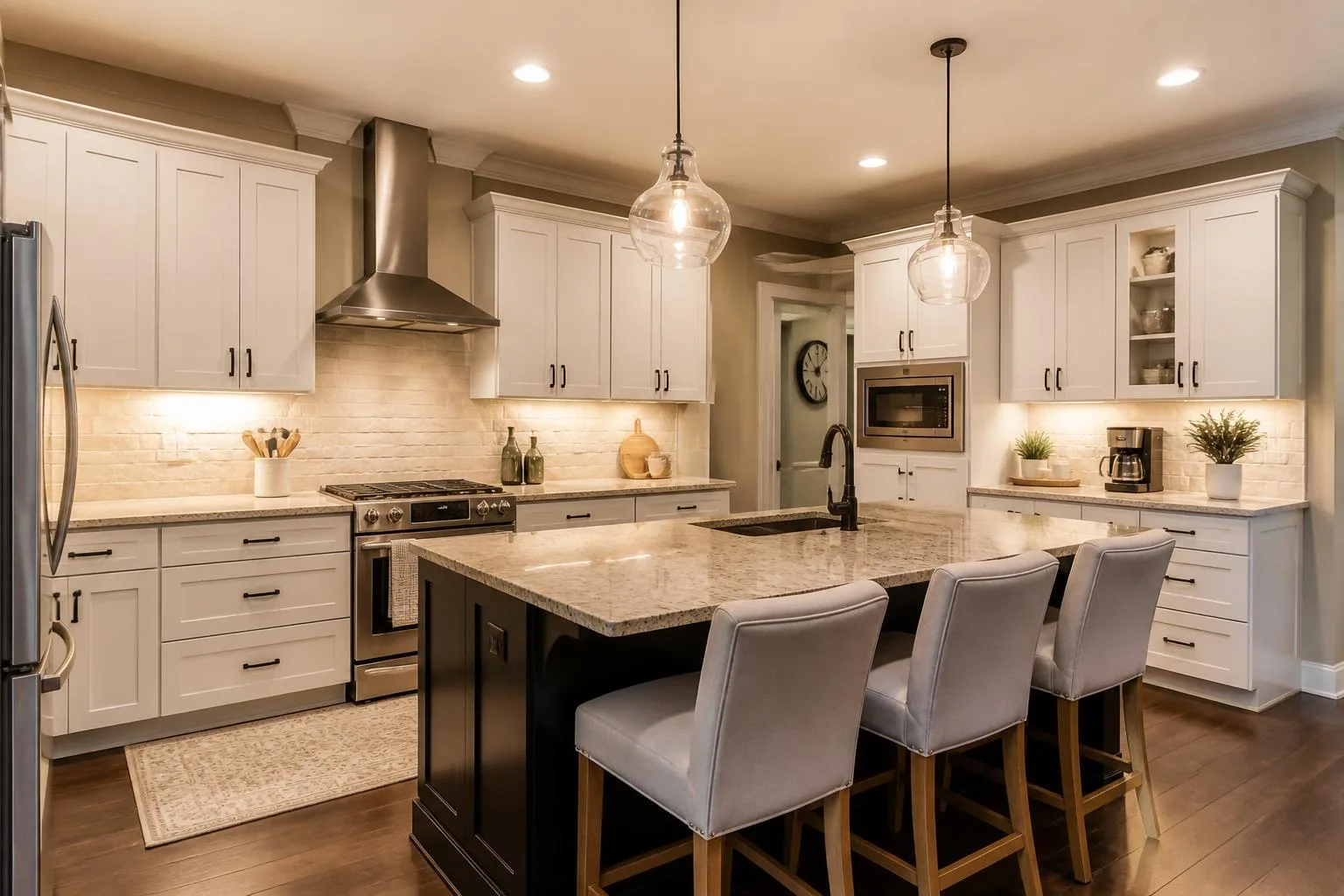 A spotless, organized kitchen after a Good Deed A Day visit.
